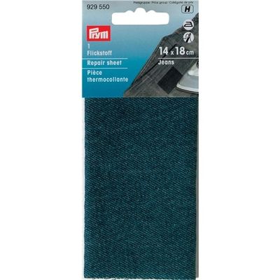 Lagningslappar i denim, Mörkblå