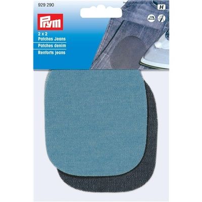 Lagningslappar denim 9 x 8 cm