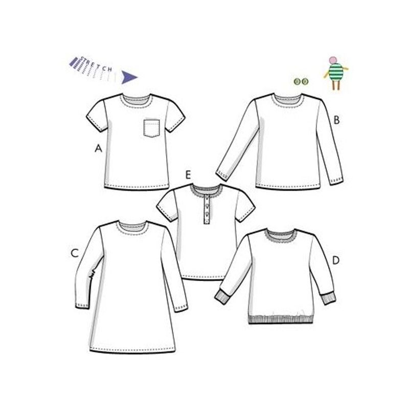 T-shirt-tröjor-klänning