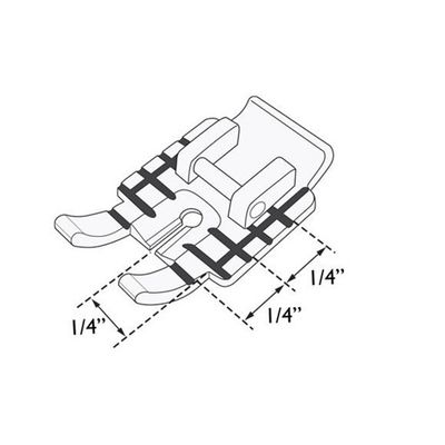 Patchwork pressarfot 6 mm