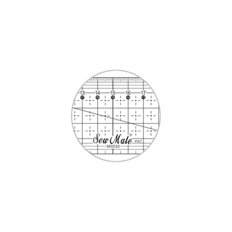 Quilting linjal 5 x 30cm