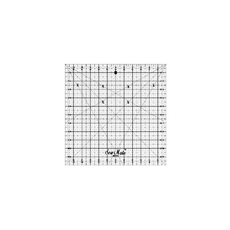 Quilting linjal 12´x12´ Inch