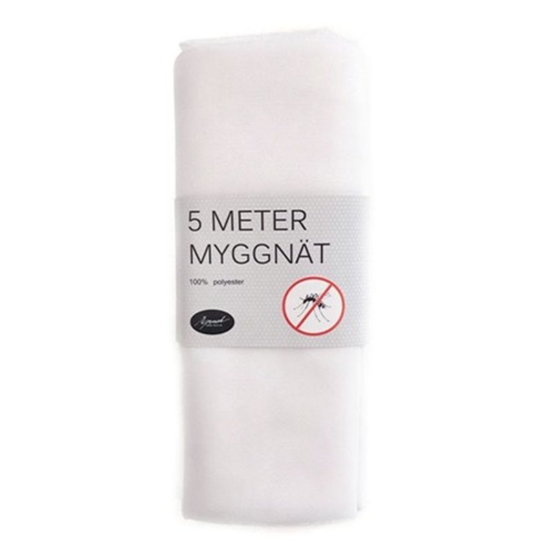 Myggnät vit 150 cm/5 m
