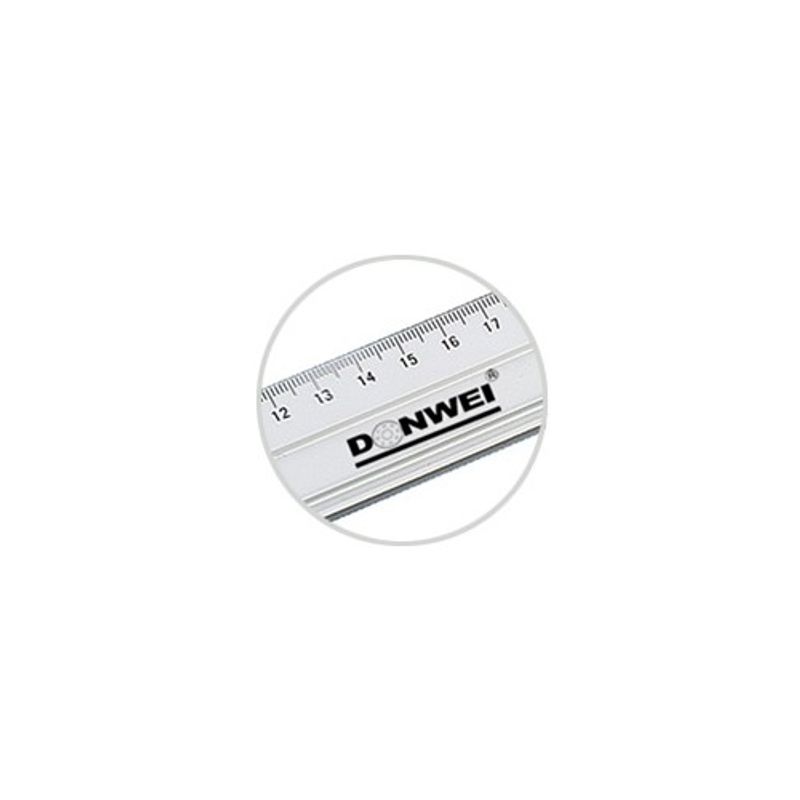Aluminium linjal 100 cm, bredd 35 mm