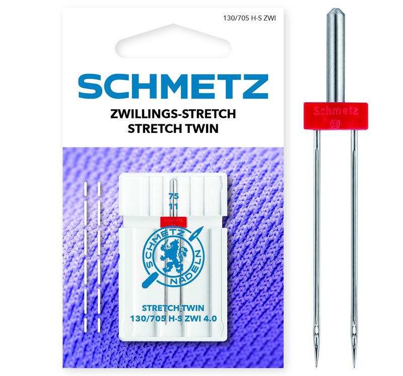 Stretchtvillingnål 4 mm 1 st