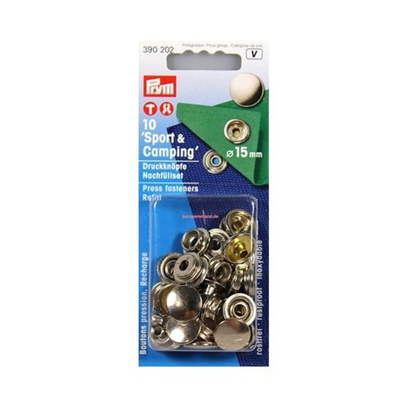 Tryckknappar Sport - Camping REFILL