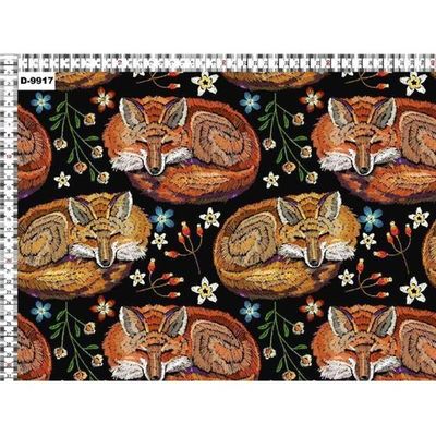 Foxes on Black