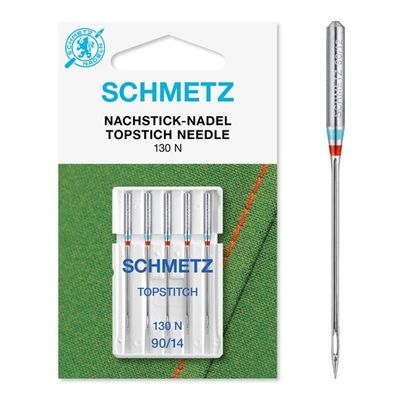 Topstitchnål 90 5-pack