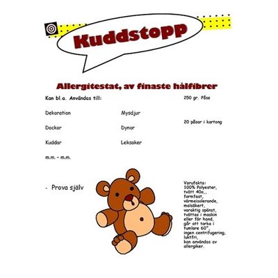 Kuddstopp 250 gr