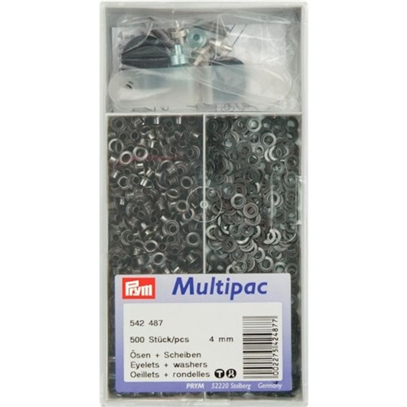 Prym öljetter 4 mm oxiderade, 500 st.