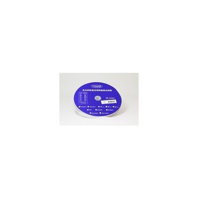 Kardborreband 20 mm Mjuksida Vit