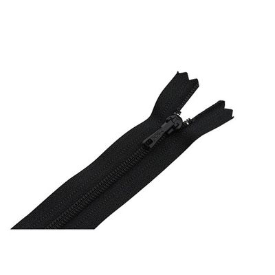 Blixtlås 4mm 15cm ej delbar svart YKK