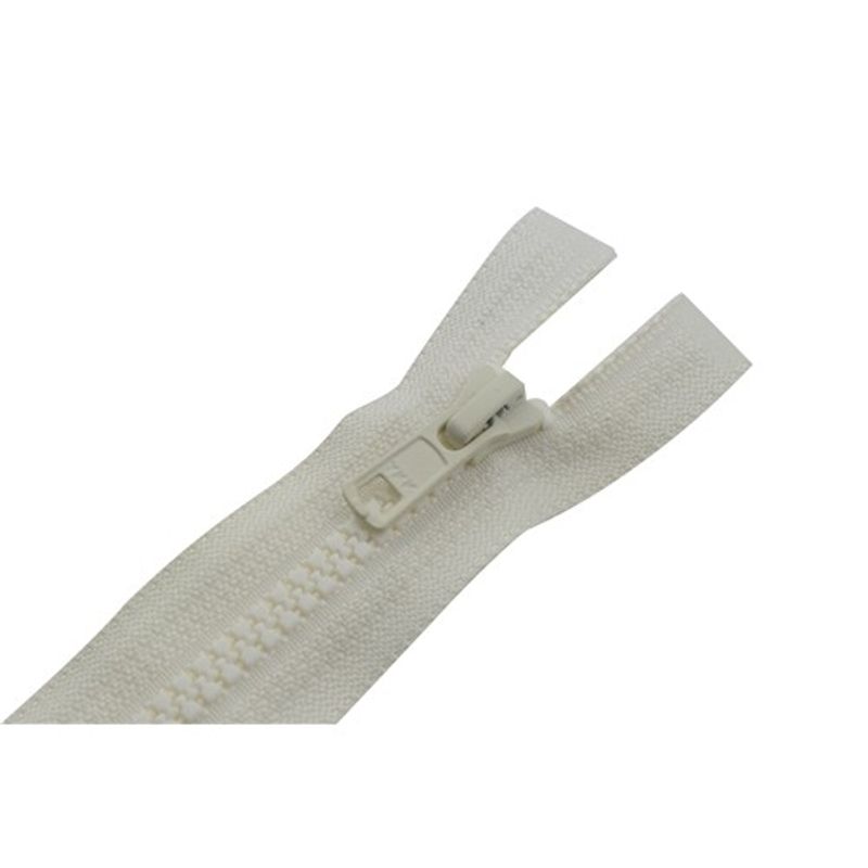 Blixtlås 6 mm 60 cm 2-vägs delbar Offwhite