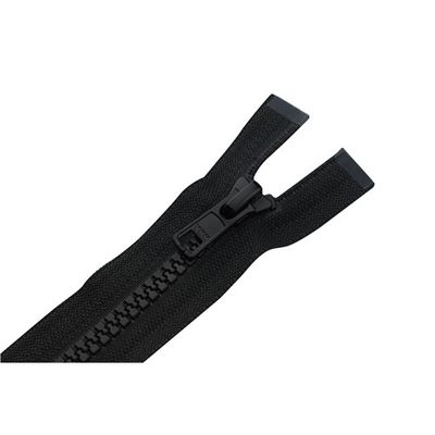 Blixtlås 50 cm delbar 6 mm Svart YKK