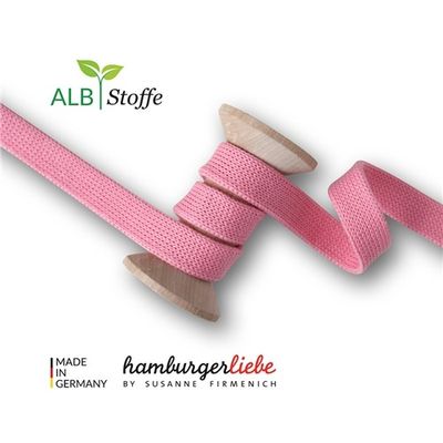 Rundstickade band till Hoddies - Rosa