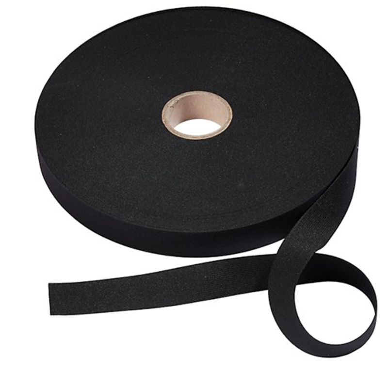 Resår mjuk 30 mm svart