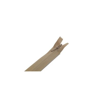 Dolt blixtlås 18 cm ej delbar 4 mm YKK- Hudfärgad
