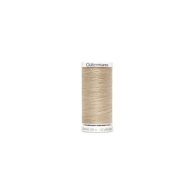 Gutterman Denimtråd 100 m Mellan Beige