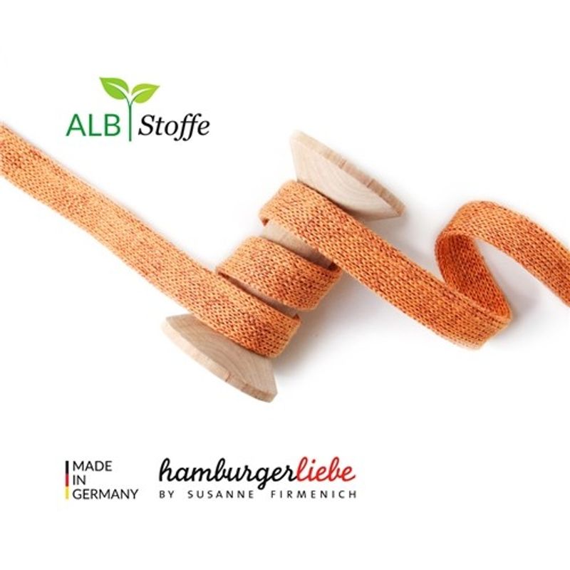 Rundstickade band till Hoddies - Orange Glow