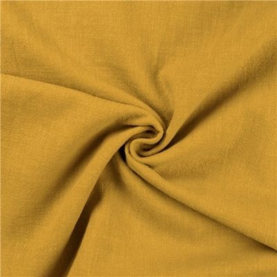 Stentvättat Linnetyg Ochre
