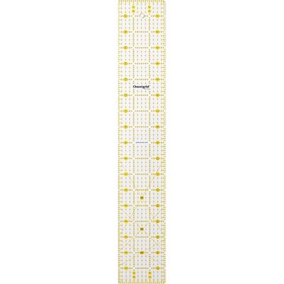 Universell linjal med tum skala 3 x 18 tum