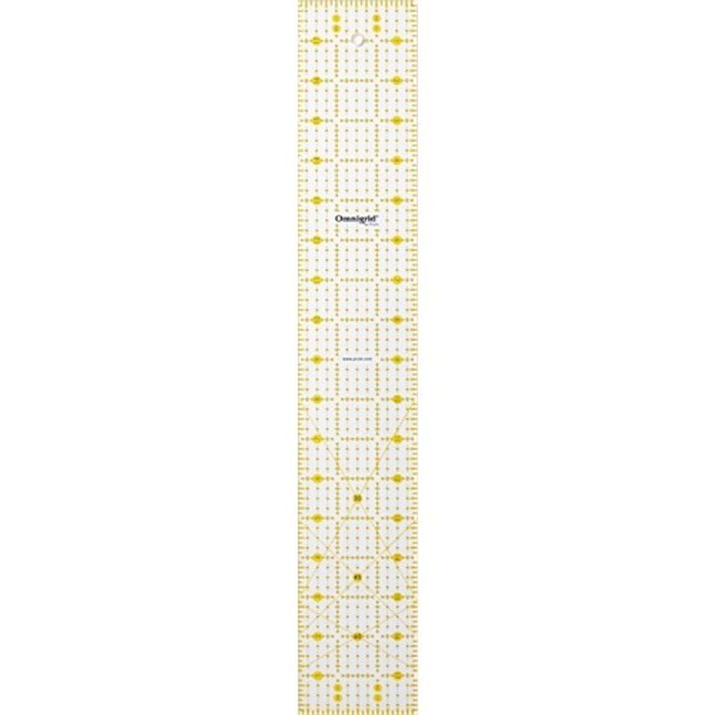 Universell linjal med tum skala 3 x 18 tum