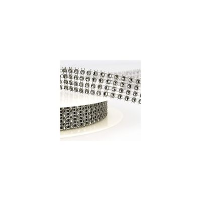 Strassband Plast 30 mm Grå