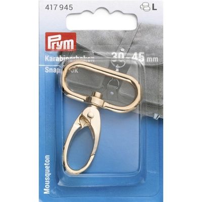 Karbinhake 30 x 40 mm Guld