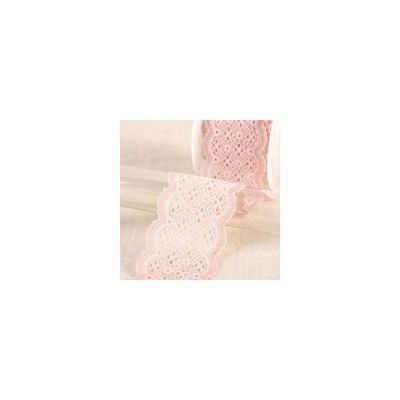 Nylonspets Elastisk 55 mm Gammelrosa