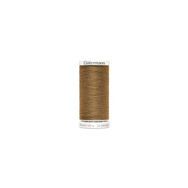 Gutterman Denimtråd 100 m Cedarbrun