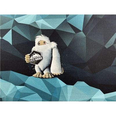 Call of the mountain Yeti Panel 64 x 160 cm
