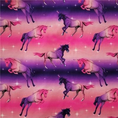 Stjärna unicorn Rosa Lila