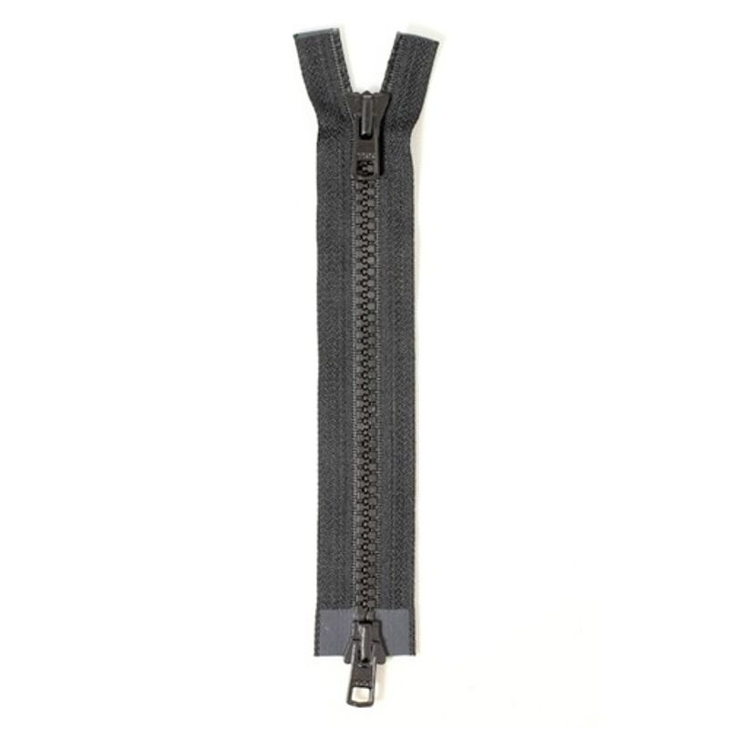 Blixtlås 8 mm 75 cm 2-vägs delbar Brun