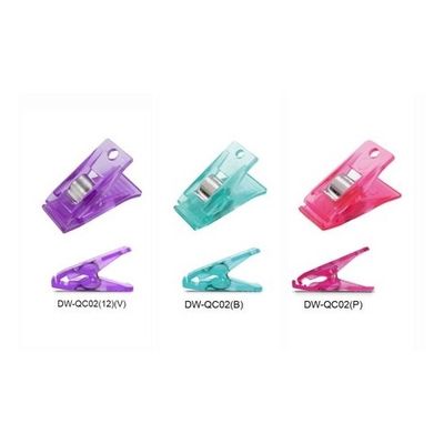 Blå, Lila, Rosa Quiltning Clips 12 st, små - 3,0 cm