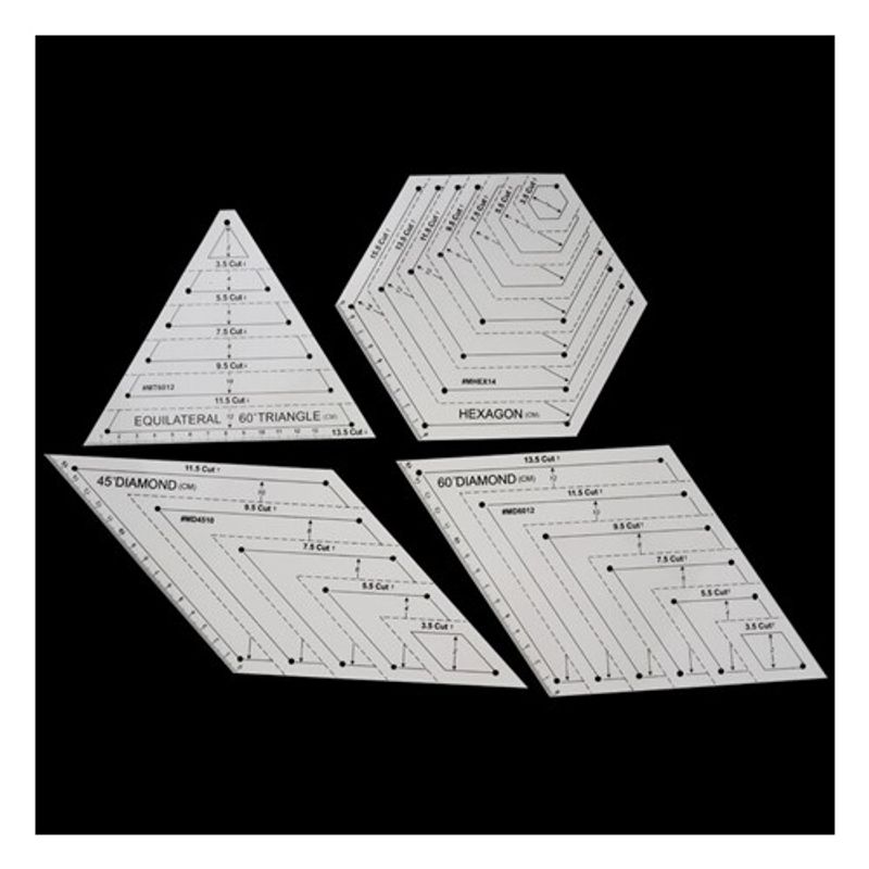 Hexagon Quilting Linjal