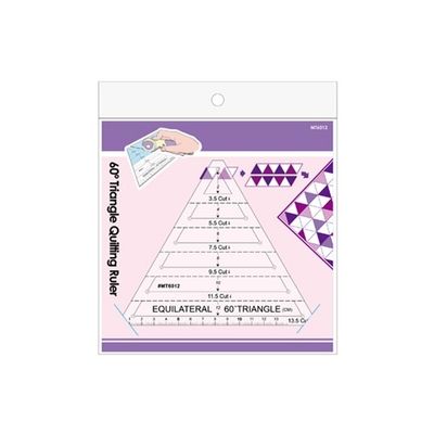 60° Triangel Quiltning linjal