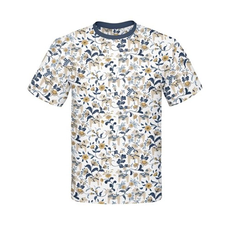 Nya Leksand Mini Beige Blå Vit