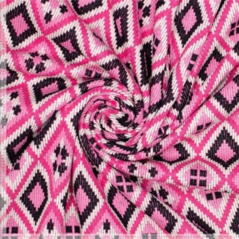 Colourful Jaquard Rosa
