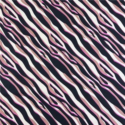 Zebra Stripes - Rosa - Beige - Svart