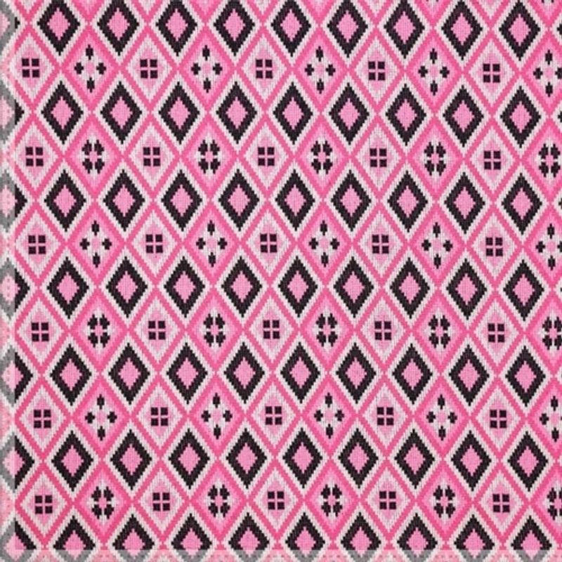 Colourful Jaquard Rosa