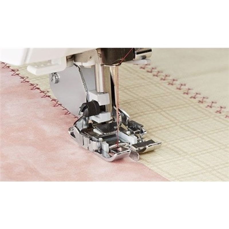 Utbytbar Öppen Pressarfot Med Stitch in Ditch Guide