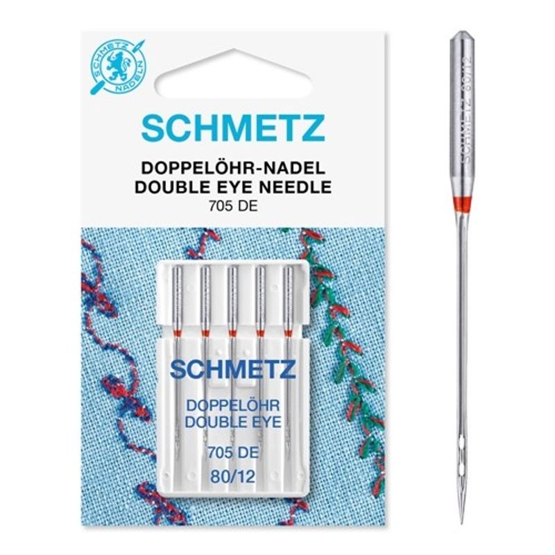 Double eye needle stl 80 5-pack