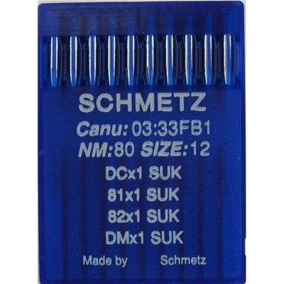 Nål DCx1 SUK Ball Point Overlock 80 03:33FB1 81X1/82X1/DMX1 10-pack