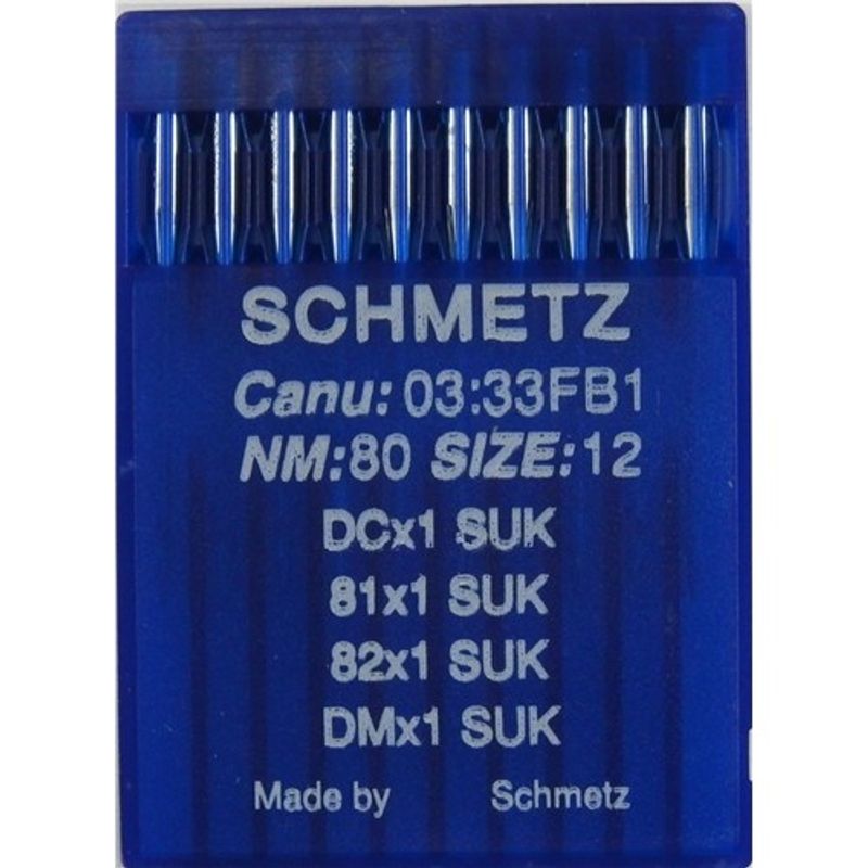 Nål DCx1 SUK Ball Point Overlock 80 03:33FB1 81X1/82X1/DMX1 10-pack