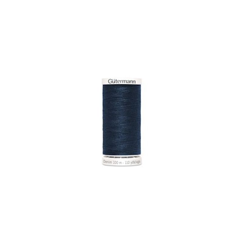 Gutterman Denimtråd 100 m Marin