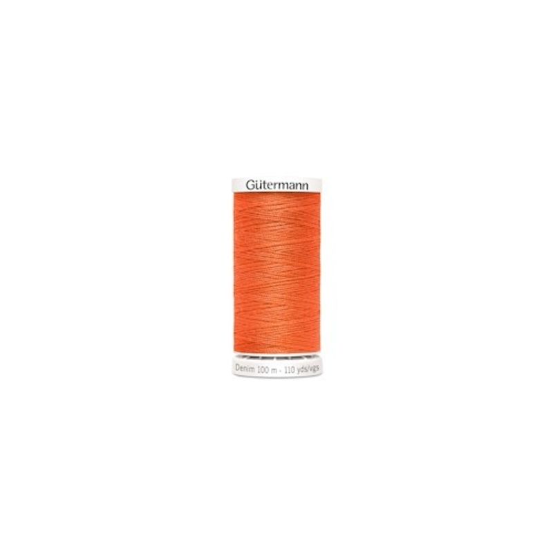 Gutterman Denimtråd 100 m Orange