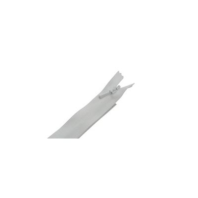 Dolt blixtlås 50 cm ej delbar 4 mm YKK - Vit