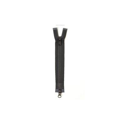 Blixtlås 110 cm 2-vägs delbar 6 mm Svart YKK