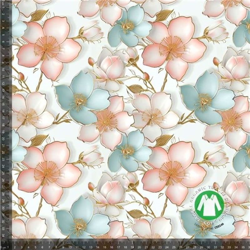 Pastel guldblomster