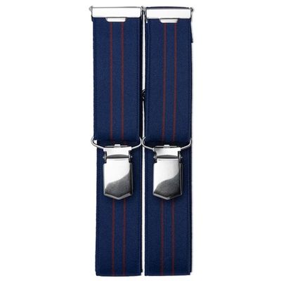 Prym Byxhängslen 3 cm x 120 cm Marin/Röd